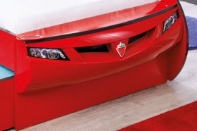 CARBED Кровать-машина Coupe с выдвижной кроватью Red 20.03.1306.00 в Уяре - uyar.katalogmebeli.com | фото 2