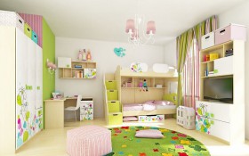 Детская комната Флёр (Белый/корпус Клен) в Уяре - uyar.katalogmebeli.com | фото 6