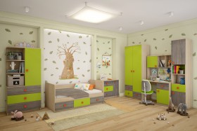 Детская комната Пуговка в Уяре - uyar.katalogmebeli.com | фото