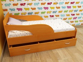 Кровать детская Максимка Млечный дуб/Венге в Уяре - uyar.katalogmebeli.com | фото 4
