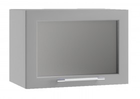 Гарда ПГС 500 шкаф верхний горизонтальный со стеклом Джинс в Уяре - uyar.katalogmebeli.com | фото