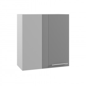 Гарда ПУ 650 шкаф верхний угловой (Джинс/корпус Серый) в Уяре - uyar.katalogmebeli.com | фото