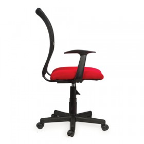 Кресло BRABIX Spring MG-307 (красно-черный) в Уяре - uyar.katalogmebeli.com | фото 3
