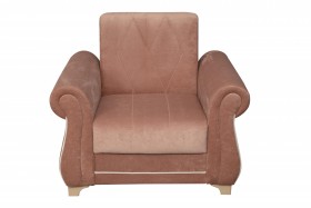 Кресло для отдыха "Порто" (велюр киви корица / микровельвет крем) в Уяре - uyar.katalogmebeli.com | фото 8