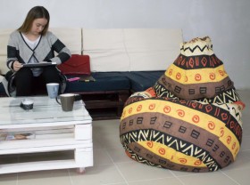 Кресло-груша Большое-Африка в Уяре - uyar.katalogmebeli.com | фото 4