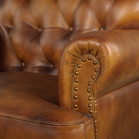 Кресло кожаное Чарльз в Уяре - uyar.katalogmebeli.com | фото 5