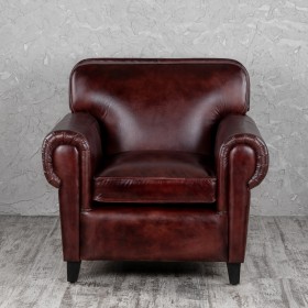 Кресло кожаное Элегант (Бордовый) в Уяре - uyar.katalogmebeli.com | фото 7