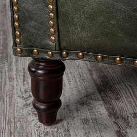 Кресло кожаное Лофт Аристократ (ширина 1070 мм) в Уяре - uyar.katalogmebeli.com | фото 3