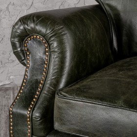 Кресло кожаное Лофт Аристократ (ширина 1070 мм) в Уяре - uyar.katalogmebeli.com | фото 5