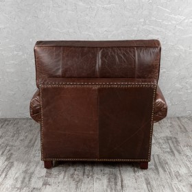 Кресло кожаное Лофт Аристократ (ширина 1100 мм) в Уяре - uyar.katalogmebeli.com | фото 7