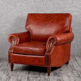 Кресло кожаное Лофт Аристократ (кожа буйвола) в Уяре - uyar.katalogmebeli.com | фото