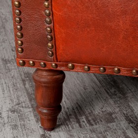Кресло кожаное Лофт Аристократ (кожа буйвола) в Уяре - uyar.katalogmebeli.com | фото 4