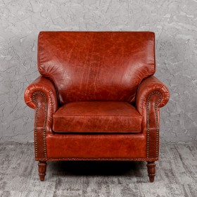 Кресло кожаное Лофт Аристократ (кожа буйвола) в Уяре - uyar.katalogmebeli.com | фото 8