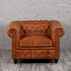 Кресло кожаное Лофт Честер (кожа буйвола) в Уяре - uyar.katalogmebeli.com | фото 7