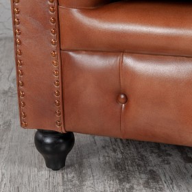 Кресло кожаное Лофт Честер (кожа) в Уяре - uyar.katalogmebeli.com | фото 5