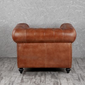 Кресло кожаное Лофт Честер (кожа) в Уяре - uyar.katalogmebeli.com | фото 7