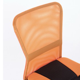 Кресло компактное BRABIX Smart MG-313 (черный, оранжевый) в Уяре - uyar.katalogmebeli.com | фото 4