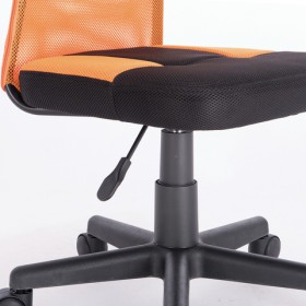 Кресло компактное BRABIX Smart MG-313 (черный, оранжевый) в Уяре - uyar.katalogmebeli.com | фото 5