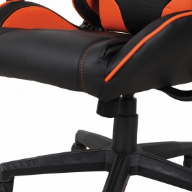 Кресло компьютерное BRABIX GT Racer GM-100 (черный, оранжевый) в Уяре - uyar.katalogmebeli.com | фото 2