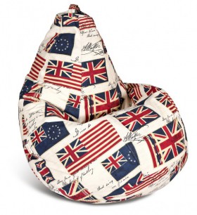 Кресло-мешок Британский Флаг в Уяре - uyar.katalogmebeli.com | фото