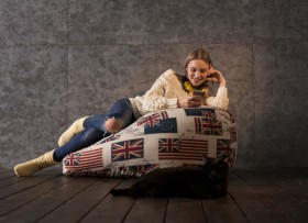 Кресло-мешок Британский Флаг в Уяре - uyar.katalogmebeli.com | фото 3