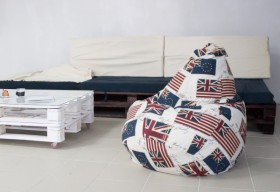 Кресло-мешок Британский Флаг в Уяре - uyar.katalogmebeli.com | фото 4