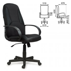 Кресло офисное BRABIX City EX-512 (черное) в Уяре - uyar.katalogmebeli.com | фото