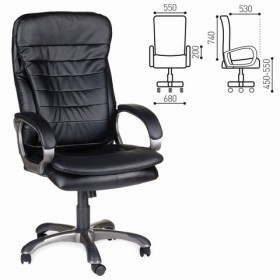 Кресло офисное BRABIX Omega EX-589 (черное) в Уяре - uyar.katalogmebeli.com | фото 1