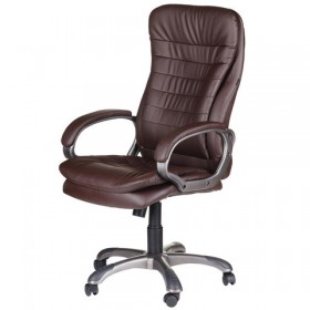 Кресло офисное BRABIX Omega EX-589 (коричневое) в Уяре - uyar.katalogmebeli.com | фото 4