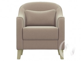 Кресло отдыха Комфорт-4 (бесцветный лак/CATANIA LATTE) в Уяре - uyar.katalogmebeli.com | фото 2