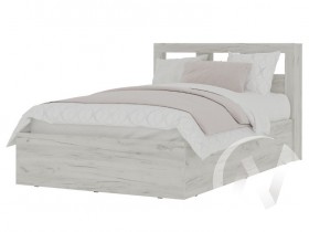 Кровать 1,2 МС Гранд (дуб крафт белый) в Уяре - uyar.katalogmebeli.com | фото