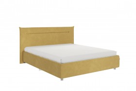 Кровать 1,6 Альба с основанием (Медовый велюр) в Уяре - uyar.katalogmebeli.com | фото