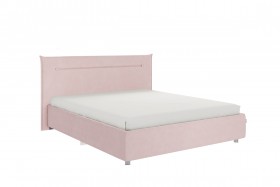 Кровать 1,6 Альба с основанием (Нежно-розовый велюр) в Уяре - uyar.katalogmebeli.com | фото