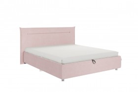 Кровать 1,6 Альба (Нежно-розовый велюр/под-мех) в Уяре - uyar.katalogmebeli.com | фото