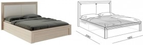 Кровать 1,6 Глэдис (М32) с подъемным механизмом Распродажа в Уяре - uyar.katalogmebeli.com | фото 2