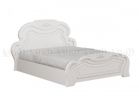 Кровать 1,6м Александрина (Белый/Белый глянец) в Уяре - uyar.katalogmebeli.com | фото