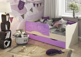 Кровать Алиса КР-812 1,6 Белфорд/Розовый металлик в Уяре - uyar.katalogmebeli.com | фото 3