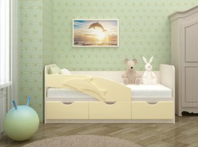 Кровать детская 1,6м Дельфин (Розовый металлик) в Уяре - uyar.katalogmebeli.com | фото 6