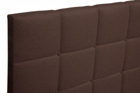 Кровать "Диана" ш. 1400 (Н=1010мм) (жаккард шоколад) в Уяре - uyar.katalogmebeli.com | фото 5