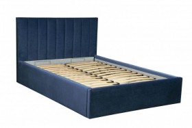 Кровать "Юнона" ш. 1600 (Н=1020мм) (ягуар нэви) в Уяре - uyar.katalogmebeli.com | фото