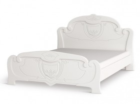 Кровать 1,6м Мария (Белый глянец) в Уяре - uyar.katalogmebeli.com | фото