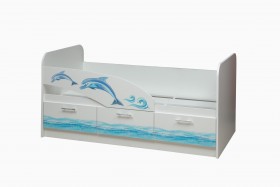 Кровать одинарная 06.222 (1600) (Дельфин) в Уяре - uyar.katalogmebeli.com | фото