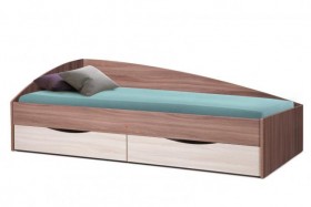 Кровать одинарная Фея-3 (асимметричная) в Уяре - uyar.katalogmebeli.com | фото