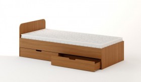 Кровать с ящиками 900 (Бук темный) в Уяре - uyar.katalogmebeli.com | фото