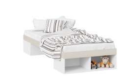 Кровать «Сканди»  Дуб Гарден/Белый в Уяре - uyar.katalogmebeli.com | фото