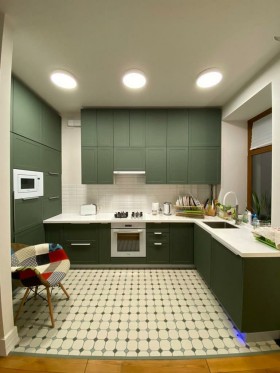 Кухня 1,95м Квадро (Высокие модули/Белый софт/Серый) в Уяре - uyar.katalogmebeli.com | фото 18