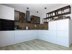 Модульная кухня Бронкс 1,8 м (Кварц) в Уяре - uyar.katalogmebeli.com | фото 5