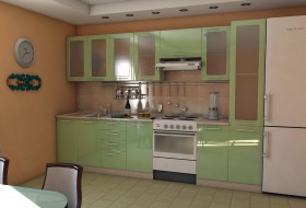 Кухня Максимус-23 3000 мм в Уяре - uyar.katalogmebeli.com | фото