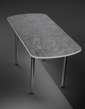 Кухонный стол 1100*700/400 ф 2 Пластик, урбан серый в Уяре - uyar.katalogmebeli.com | фото 2
