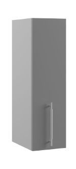 Квадро П 200 шкаф верхний (Шоколад кожа/корпус Серый) в Уяре - uyar.katalogmebeli.com | фото